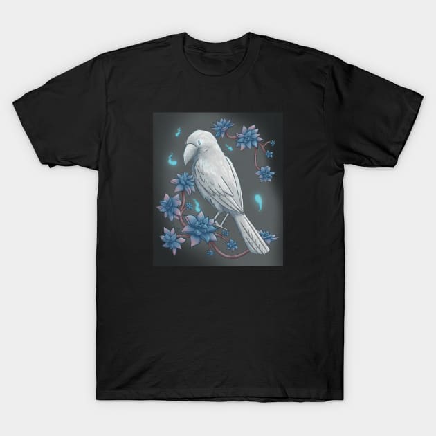 Ghostly Raven T-Shirt by Bee and Clover Designs